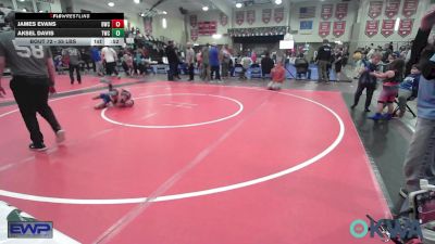 55 lbs Final - James Evans, Bartlesville Wrestling Club vs Aksel Davis, Tahlequah Wrestling Club