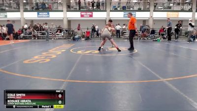 159-166 lbs Semifinal - Cole Smith, Normal West vs Kosuke Hirata, Cohen Brothers Wrestling