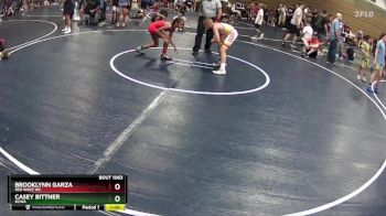 95 lbs Quarterfinal - Casey Bittner, DCWA vs Brooklynn Garza, RED WAVE WC