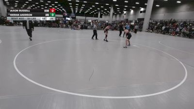 150 lbs Cons. Rd Of 16 - Jaxon Russell, ReZults Wrestling vs Kieran Akerson, AMDG Wrestling Academy