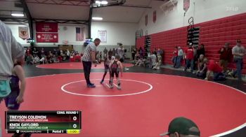 Cons. Round 1 - Knox Gaylord, Fort Madison Wrestling Club vs Treyson Colemon, Burlington Junior Wrestling