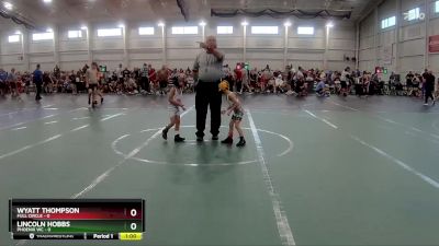 40 lbs Round 6 (8 Team) - Wyatt Thompson, Full Circle vs Lincoln Hobbs, Phoenix WC