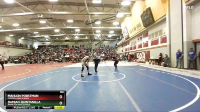 138 lbs Champ. Round 2 - Mahlon Pobstman, Casteel High School vs Damian Quintanilla, Hamilton High School