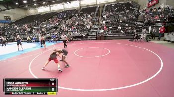 109 lbs Quarterfinal - Kamden Gleason, Uintah Wrestling vs Moba Augusto, Wasatch High School
