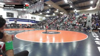130 lbs Champ. Round 1 - Isabella Luna, Fullerton vs Desiree Muro, Arroyo