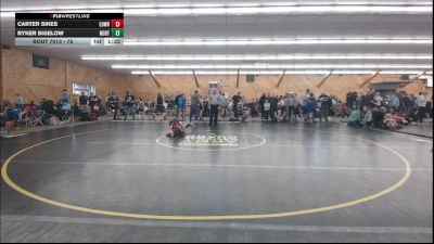 75 lbs Quarterfinal - Carter Sikes, Lowville vs Ryker Bigelow, North Hampton