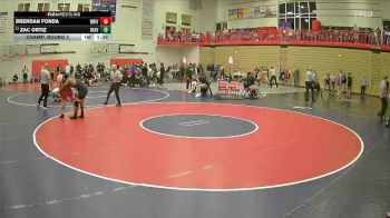 215 lbs Champ. Round 2 - Brendan Fonda, White River vs Zac Ortiz, Beaverton