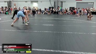 190 lbs Round 4 (8 Team) - Josh Larrimore, Bearcats vs Matt Powers, Town Wrestling VHW