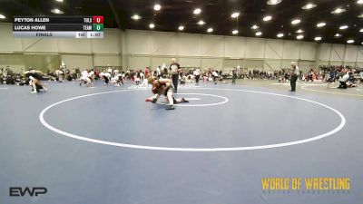 160 lbs Final - Peyton Allen, Tulsa Elite 12U 1 vs Lucas Howe, Team Danger 12U