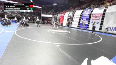 155 Class 2 lbs Cons. Round 3 - Mya Willis, Eureka vs Molly Marischen, Troy Buchanan