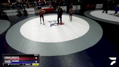 132 lbs Quarterfinal - Logan Orozco, G-Style Wrestling Club vs Daniel Linares, California