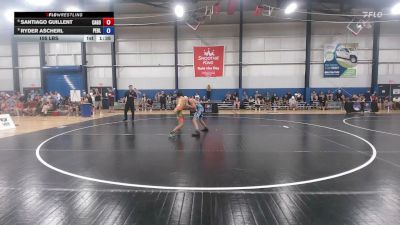 105 lbs Santiago Guillent, California Gold vs Ryder Ascherl, Pennsylvania Blue