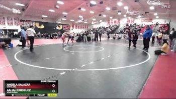 170 lbs Quarterfinal - Angela Salazar, Santa Ana vs Aaliah Enriquez, John Glenn