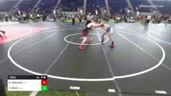 152 lbs Round Of 32 - Nathan Marquez, Downey High Scool vs Tryston Whitt, Alaska Battle Cats