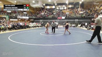 235 lbs 1st Place Match - Adriana Winters, Norton Community HS vs Peyton Smith, Ingalls HS