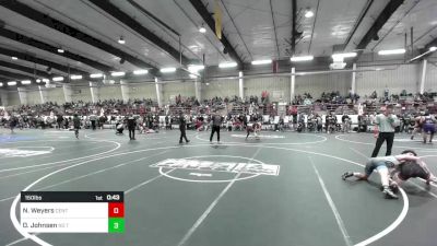 150 lbs Quarterfinal - Noah Weyers, Centauri Middle School vs Orion Johnsen, No Team