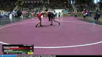 182 lbs Cons. Round 2 - Elijah Carpenter, T. R. Miller vs Jake Dean, Montgomery Catholic Prep School