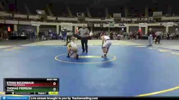 132 lbs Cons. Round 4 - Ethan Boudreaux, Teurlings Catholic vs Thomas Peerson, Pelham