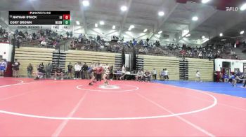 150 lbs Cons. Round 3 - Nathan Stack, Lafayette Harrison vs Cory Brown, Monroe Central Club Wrestling