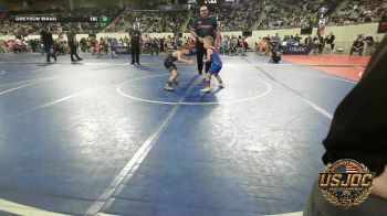 43 lbs Round Of 32 - Memphis Epperley, Smith Wrestling Academy vs Greyson Waag, Keystone Wrestling Club