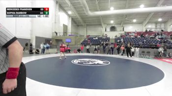 170 lbs Champ. Round 2 - Sophia Rambow, Grantsville vs Mercedes Frandsen, Bear River