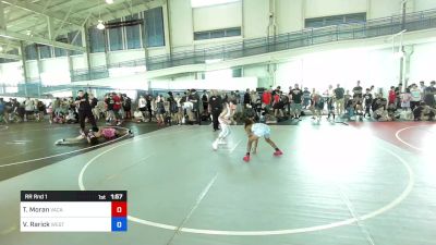 85 kg Rr Rnd 1 - Tyler Moran, Vacaville WC vs Viliami Nau Rarick, Westlake