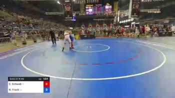 220 lbs Consi Of 16 #2 - Connor Schwab, Utah vs Nolan Frank, California