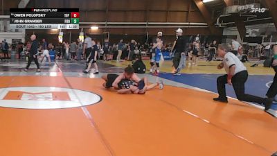 160 lbs Round Of 16 - Owen Polofsky, Top Flight Wrestling Academy vs John Granger, Fisheye