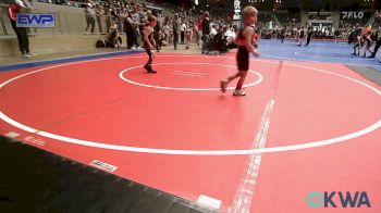 49 lbs Quarterfinal - Hunter Wells, Claremore Wrestling Club vs Ryder Jenkins, Beggs Youth Wrestling Program