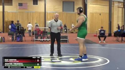 285 lbs 3rd Place Match - Ray Griffin, North Idaho College vs Hunter Tibodeou, Big Bend Community College