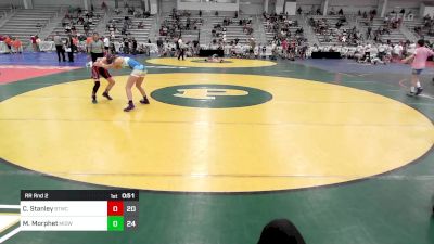 100 lbs Rr Rnd 2 - Caleb Stanley, Bitetto Trained Wrestling vs Moriah Morphet, Midwest Monsters