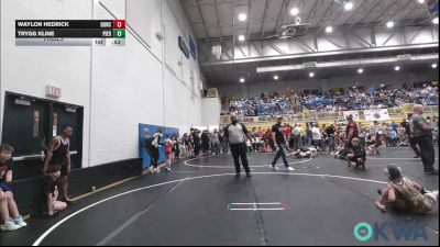 70 lbs Final - Waylon Hedrick, Duncan Demon Wrestling vs Trygg Kline, Piedmont