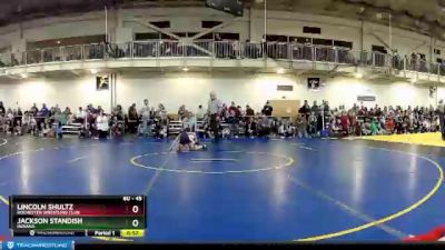 45 lbs Cons. Round 3 - Lincoln Shultz, Rochester Wrestling Club vs Jackson Standish, Indiana