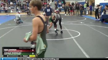126 lbs Cons. Round 2 - Enrique Rodriguez, South Torrance High School vs Rishi Sandesh, West Torrance Wrestling Team
