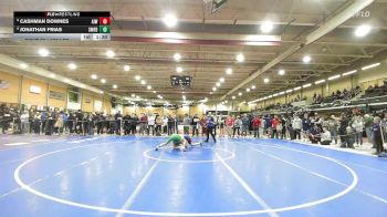 132 lbs Round Of 16 - Cashman Downes, Aquidneck Island Wrestling vs Jonathan Frias, Smithfield