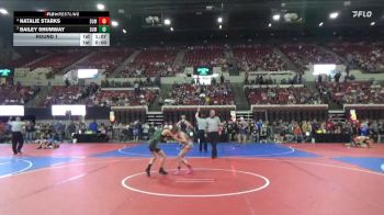 88 lbs Round 1 - Natalie Starks, Heights Wrestling Club vs Bailey Shumway, Stillwater Gladiators