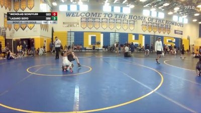 120 Gold Round 2 - Lazaro Soto, Southwest Miami vs Nicholas Schuyler, Camden County