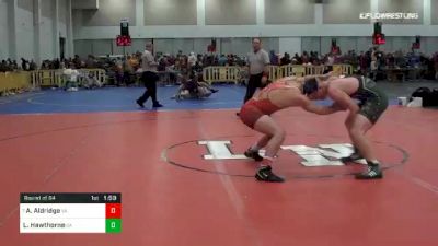 182 lbs Round Of 64 - Andy Aldridge, VA vs Logan Hawthorne, GA