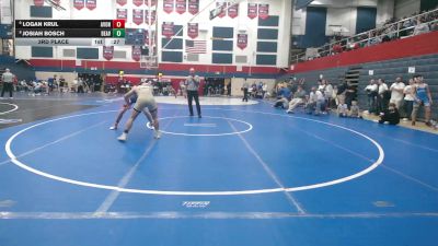 152 lbs 3rd Place - Tristan Wtorkiewicz, Mount Pleasant vs Victor Bonus, McGuffey