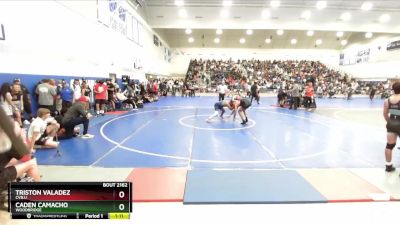 150 lbs Champ. Round 1 - Triston Valadez, Cvbjj vs Caden Camacho, Woodbridge