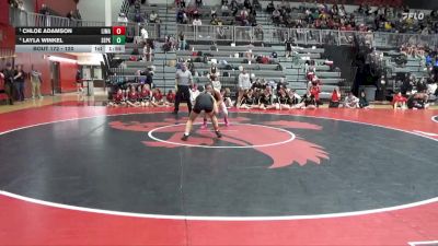 120 lbs Semifinal - Chloe Adamson, Linn-Mar vs Layla Winkel, Southeast Polk