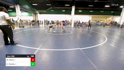 126 lbs Consi Of 64 #2 - Mason Shirk, IA vs Dj Clarke, GA