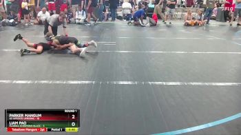 56 lbs Round 3 (10 Team) - Liam Pao, Florida Scorpions Black vs Parker Mangum, U2 Upstate Uprising