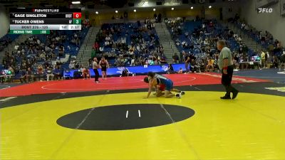 125 lbs Semifinal - Tucker Owens, Air Force vs Gage Singleton, Oregon State