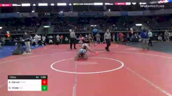 133 lbs Consolation - Ashtin Carver, Midwest Royals vs Daniel Vines, Con Kids