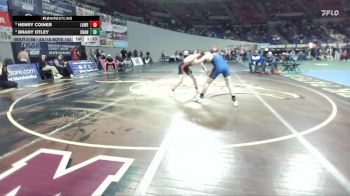 2A/1A Boys 150 Semifinal - Henry Coiner, Lowell Boys vs Brady Otley, Crane Boys