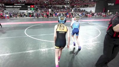 85 lbs Cons. Round 1 - Whitney Goldman, BCWC vs Samarah Dailey, Askren Wrestling Academy