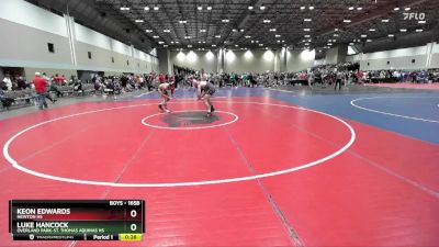 165B Semifinal - Luke Hancock, Overland Park-St. Thomas Aquinas HS vs Keon Edwards, Newton HS