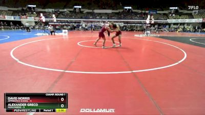 149 lbs Champ Round 1 (16 Team) - David Norris, Apprentice School vs Alexander Greco, Muhlenberg