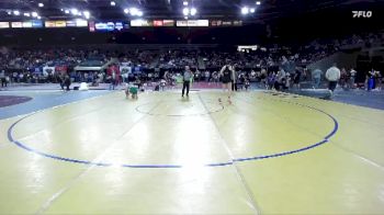 145 lbs Champ. Round 3 - Dakota Frogge, Wasatch vs Ellie Davis, Eagle